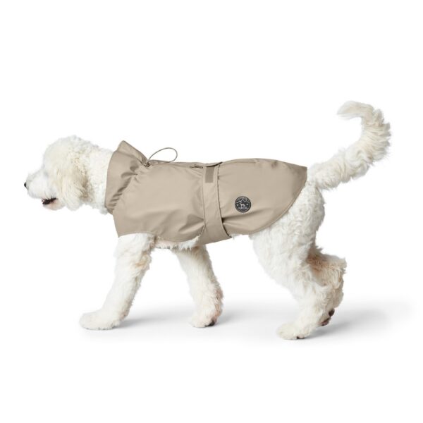 Regenjas hond taupe 2