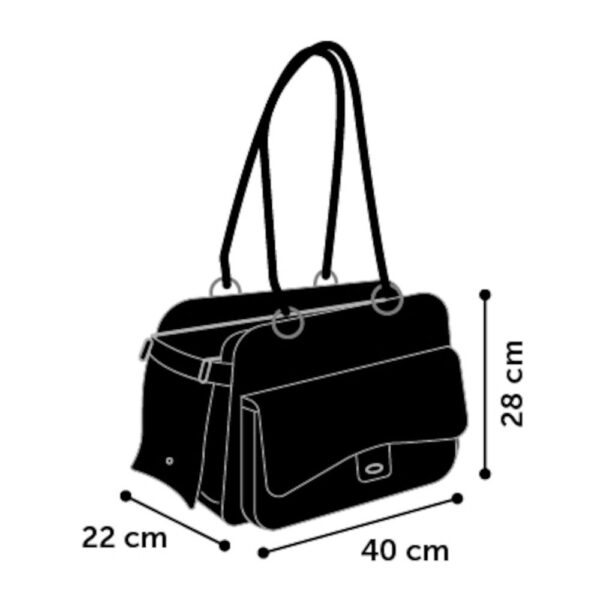 Luxe Hondentas Zwart - Afbeelding 4