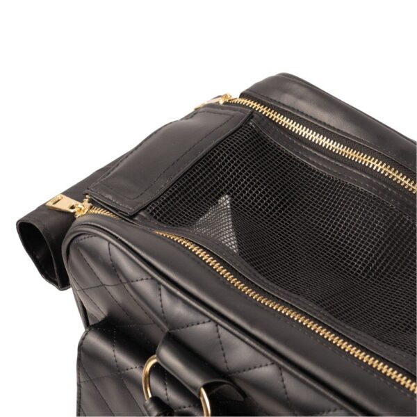 Luxe Hondentas Zwart - Afbeelding 3