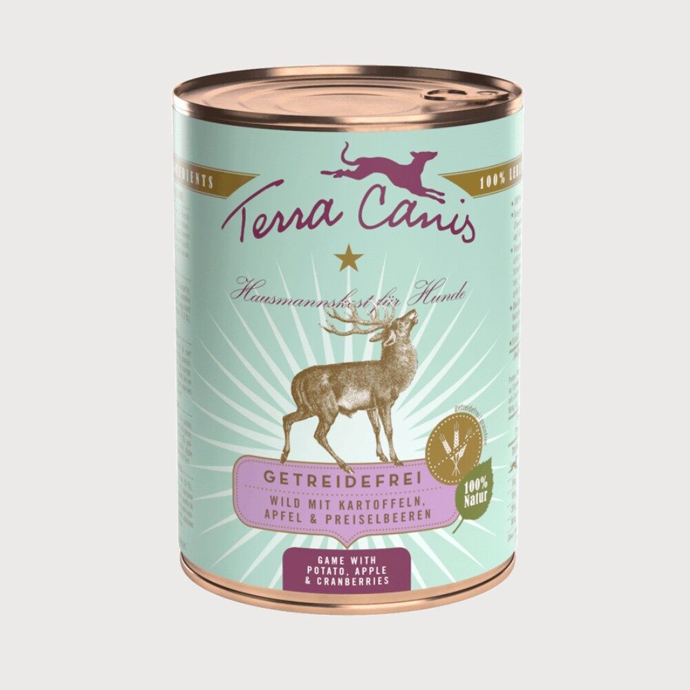 Terra Canis - Graanvrij Hert - 400 gram 2 Terra Canis - Graanvrij Hert - 400 gram - Afbeelding 2