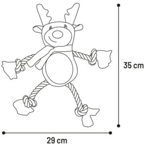 Kerstspeelgoed Hond Rendier Vincente