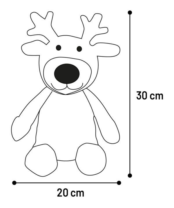Kerstknuffel Rendier Rudolf