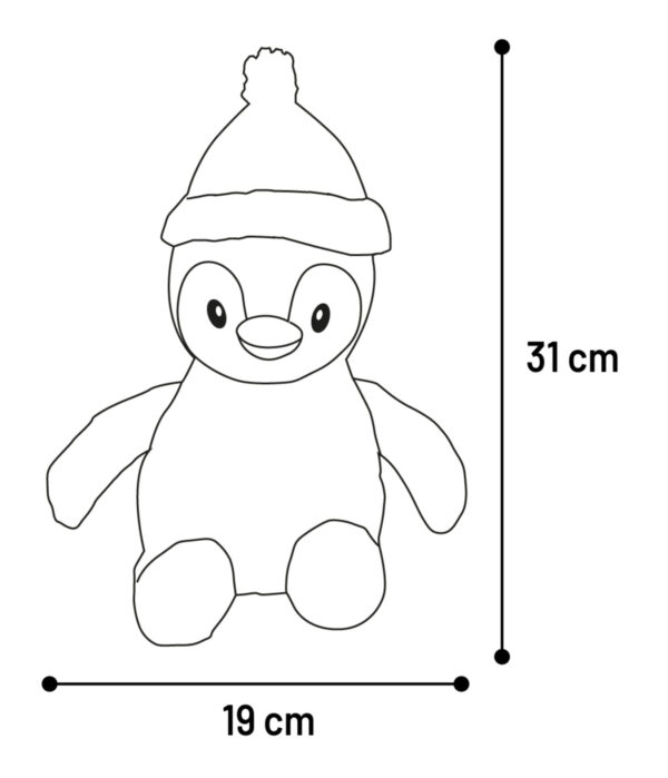Kerstknuffel Pinguin Pien