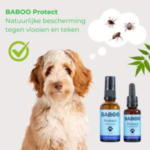 Natuurlijke Vlooienspray Hond - 100% Gifvrij - BABOO Protect
