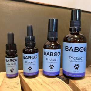 Natuurlijke Vlooienspray Hond - 100% Gifvrij - BABOO Protect