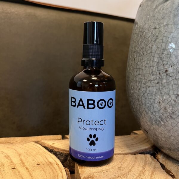 Natuurlijke Vlooienspray Hond - 100% Gifvrij - BABOO Protect