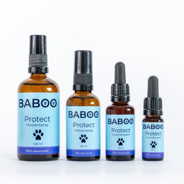 Natuurlijke Vlooienspray Hond - 100% Gifvrij - BABOO Protect