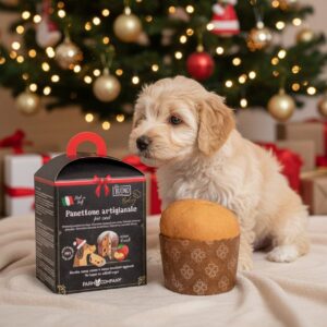 Kerstcake Hond Panettone