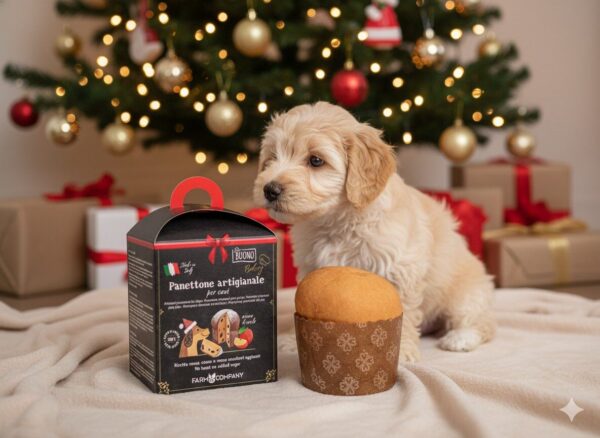 Kerstcake Hond Panettone