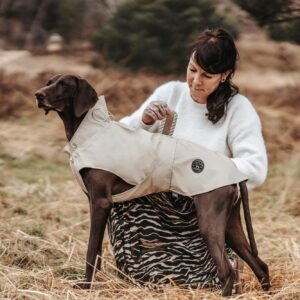 Regenjas Hond Taupe