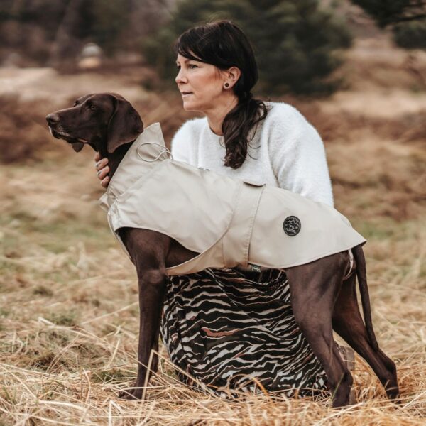 Regenjas Hond Taupe