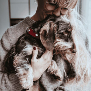 Leren Halsband Hond Liefde