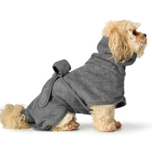 Hondenbadjas Katoen Grijs