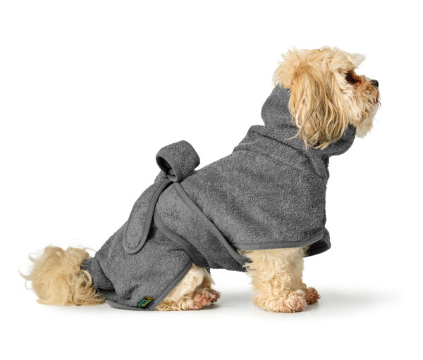 Hondenbadjas Katoen Grijs