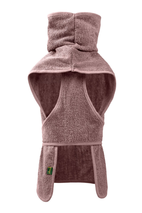 Hondenbadjas Katoen Oudroze