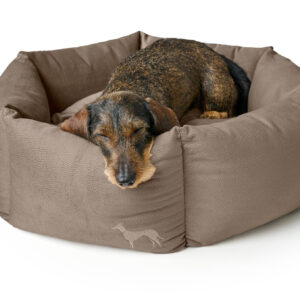 Orthopedische Hondenmand 6-hoekig Taupe