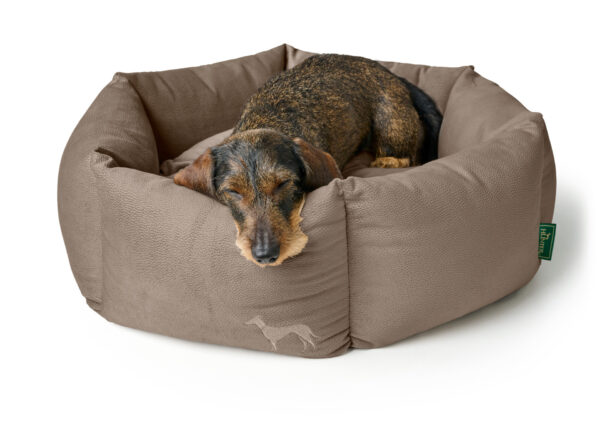 Orthopedische Hondenmand 6-hoekig Taupe