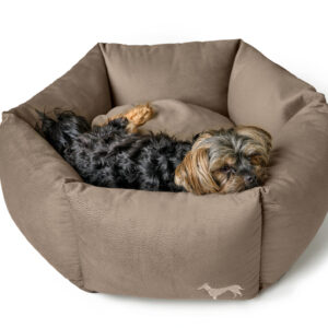 Orthopedische Hondenmand 6-hoekig Taupe