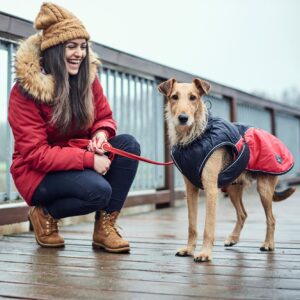 Hondenjas Antraciet/Rood