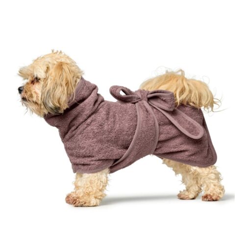 Hondenbadjas Katoen Oudroze