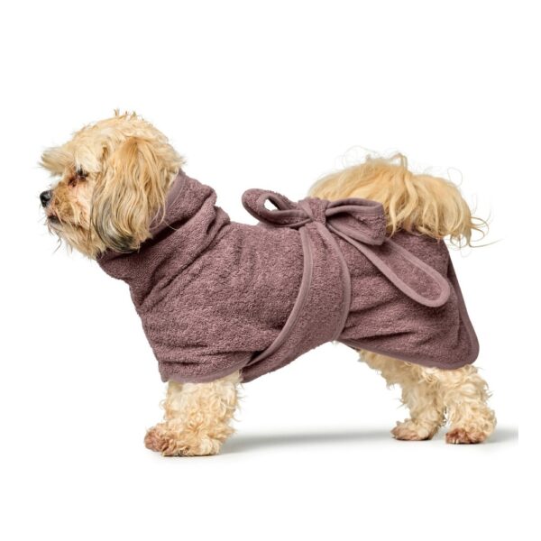 Hondenbadjas Katoen Oudroze