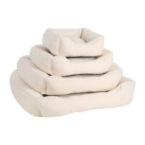 Fluffy Hondenmand Wit