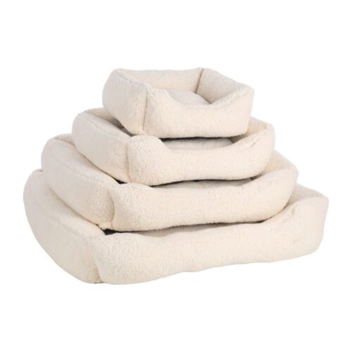 Fluffy Hondenmand Wit