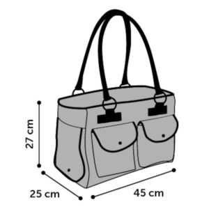 Stijlvolle Hondentas Grijs