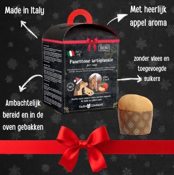 Kerstcake Hond Panettone