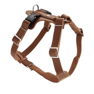 Leren Hondentuig Cognac