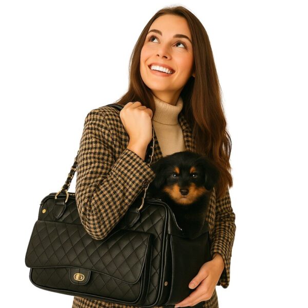 Luxe Hondentas Zwart