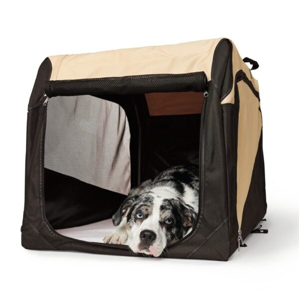 Reisbench Hond Opvouwbaar Beige