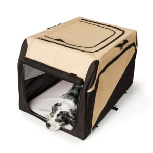 Reisbench Hond Opvouwbaar Beige