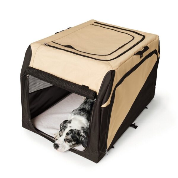 Reisbench Hond Opvouwbaar Beige