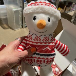 Kerstknuffel Sneeuwman Snowy