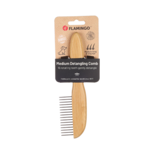 Hondenkam Bamboe Grof