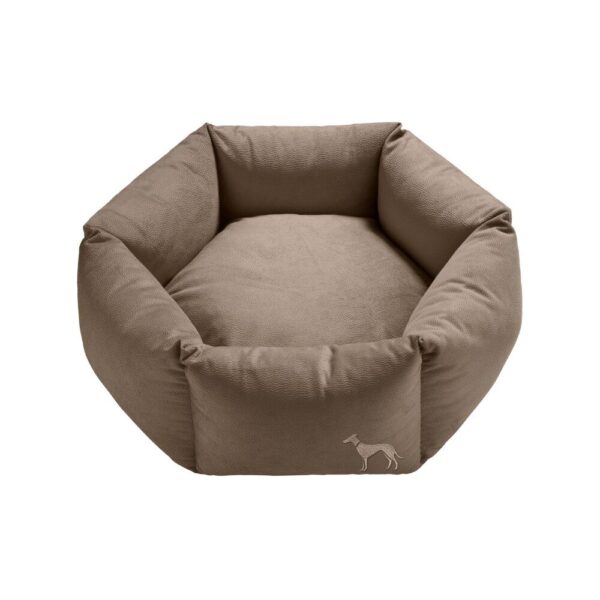 Orthopedische Hondenmand 6-hoekig Taupe