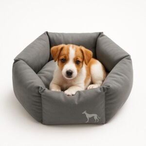 Orthopedische Hondenmand 6-hoekig Grijs