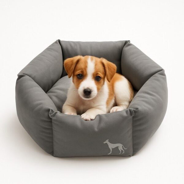 Orthopedische Hondenmand 6-hoekig Grijs