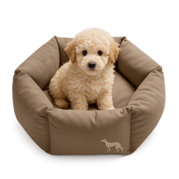 Orthopedische Hondenmand 6-hoekig Taupe