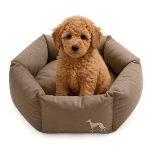 Orthopedische Hondenmand 6-hoekig Taupe